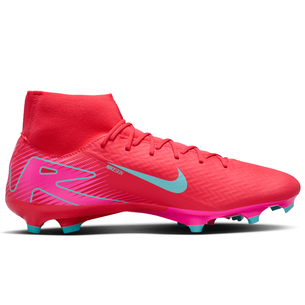 Nike Zoom Mercurial Superfly 10 Academy FG Soccer Cleats - Ember Glow/Aurora Green