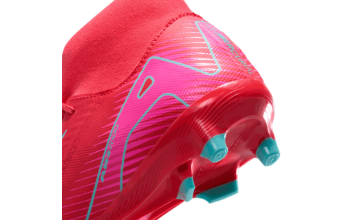 Nike Zoom Mercurial Superfly 10 Academy FG Soccer Cleats - Ember Glow/Aurora Green