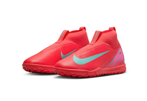 Nike Jr Zoom Mercurial Superfly 10 Academy TF Turf Shoes - Ember Glow/Aurora Green