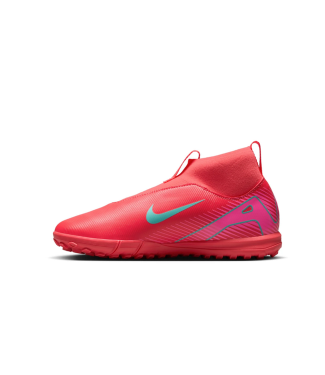 Nike Nike Jr Zoom Mercurial Superfly 10 Academy TF Turf Shoes - Ember Glow/Aurora Green