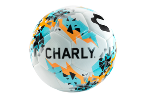 Charly Reptar Striker Soccer Ball - White/Orange/Blue