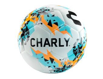 Charly Reptar Striker Soccer Ball - White/Orange/Blue