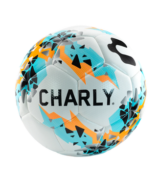 Charly Charly Reptar Striker Mini Soccer Ball - White/Orange/Blue