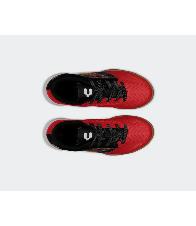Charly Charly Jr Vertex TF Youth Turf Soccer Shoes - Red/Black