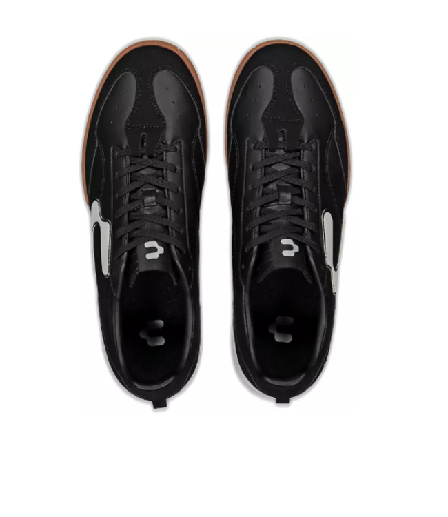 Charly Charly Campista PU Indoor Soccer Shoes - Black/White