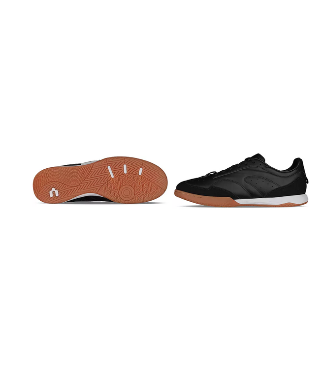 Charly Charly Campista PU Indoor Soccer Shoes - Black/White