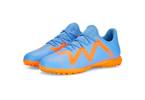 Puma Jr Future Play TT Turf- Blue Glimmer/White/Total Orange