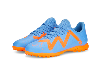 Puma Jr Future Play TT Turf- Blue Glimmer/White/Total Orange