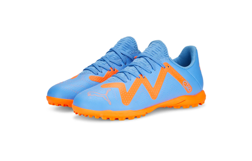 Puma Jr Future Play TT Turf- Blue Glimmer/White/Total Orange