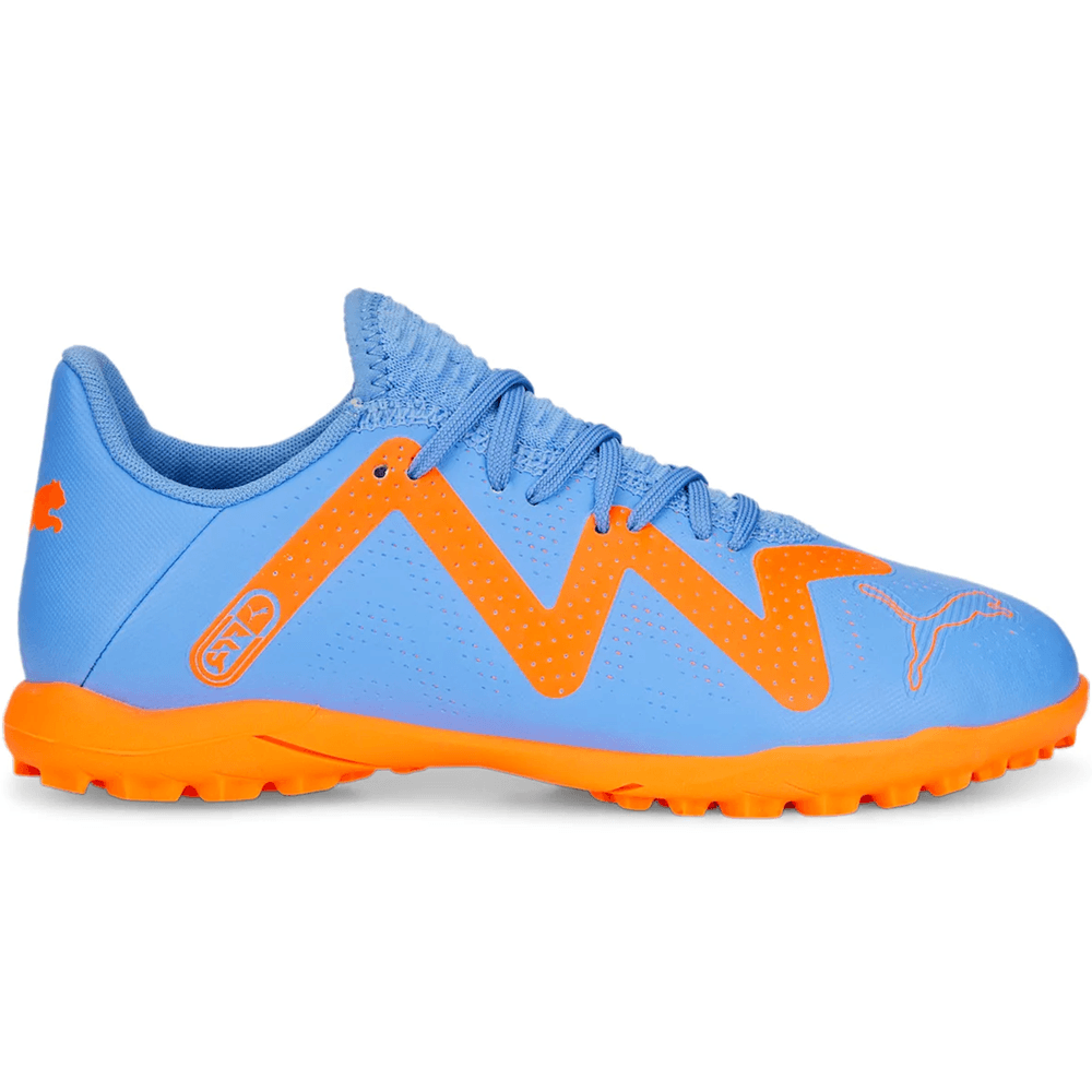 Puma Jr Future Play TT Turf- Blue Glimmer/White/Total Orange