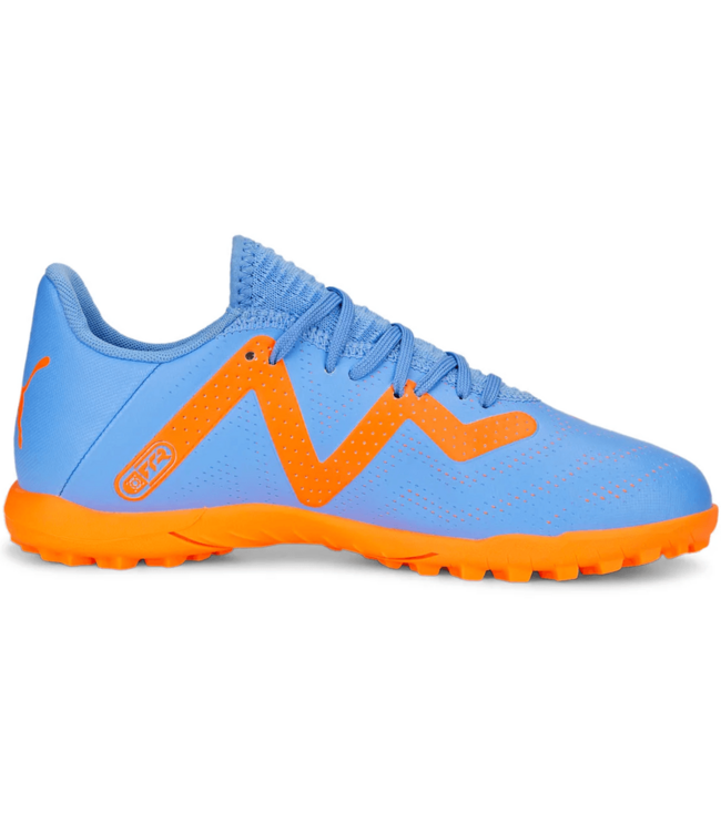 Puma Puma Jr Future Play TT Turf- Blue Glimmer/White/Total Orange