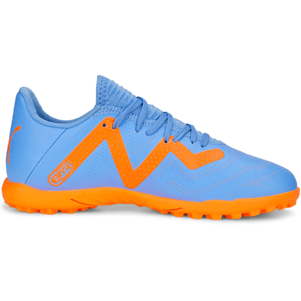 Puma Jr Future Play TT Turf- Blue Glimmer/White/Total Orange