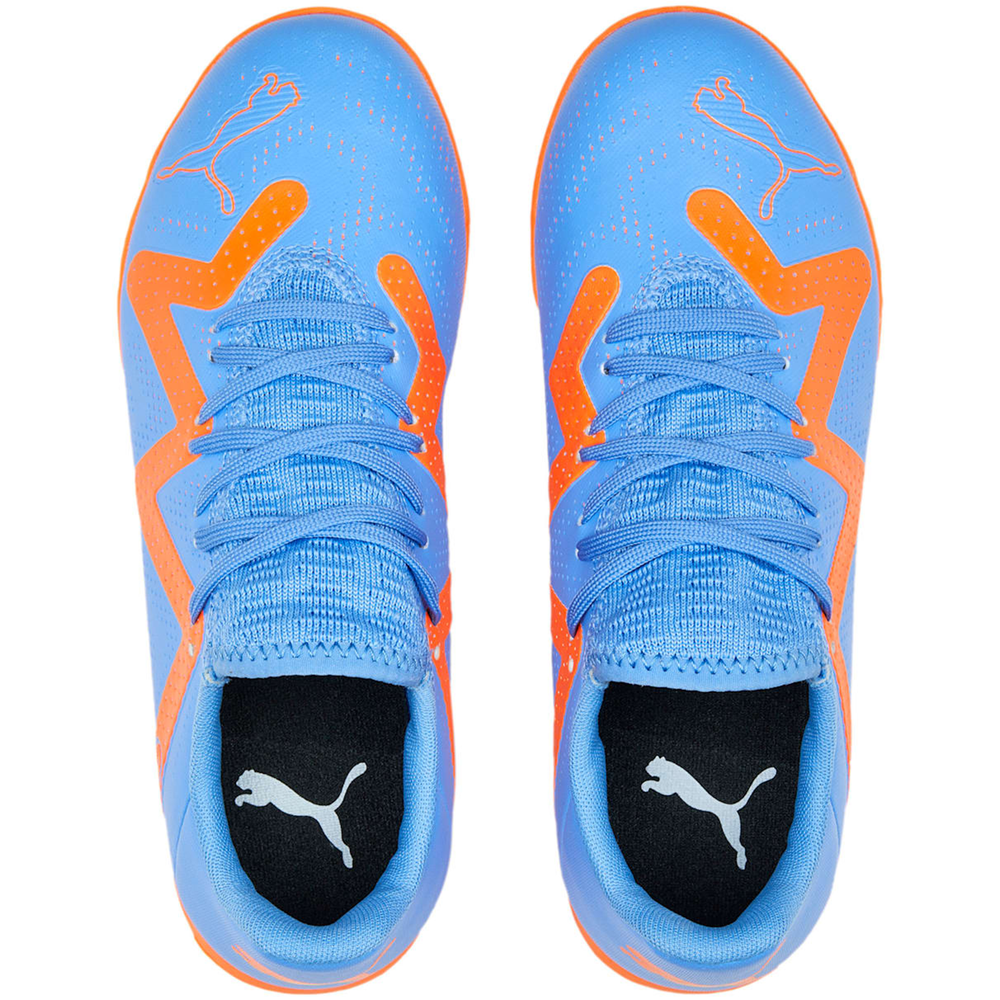 Puma Jr Future Play TT Turf- Blue Glimmer/White/Total Orange