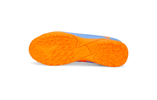 Puma Jr Future Play TT Turf- Blue Glimmer/White/Total Orange