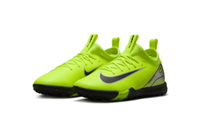 Nike Jr. Zoom Mercurial Vapor 16 Academy TF Mad Voltage Turf Shoes- Volt/Black