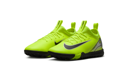 Nike Jr. Zoom Mercurial Vapor 16 Academy TF Mad Voltage Turf Shoes- Volt/Black