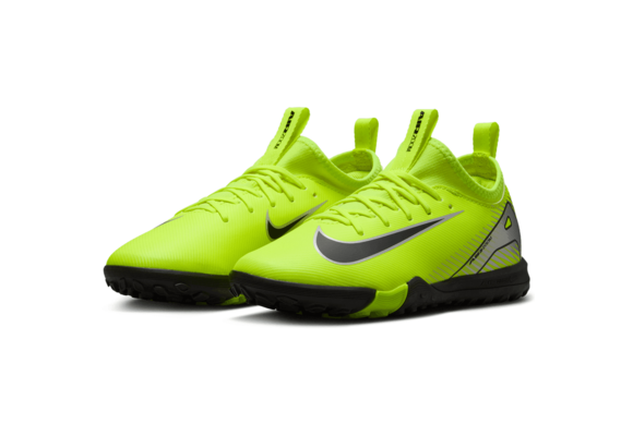 Nike Jr. Zoom Mercurial Vapor 16 Academy TF Mad Voltage Turf Shoes- Volt/Black