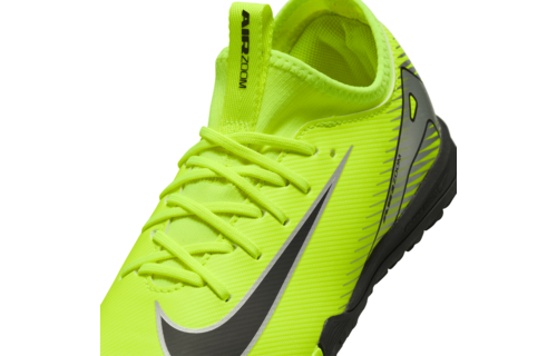 Nike Jr. Zoom Mercurial Vapor 16 Academy TF Mad Voltage Turf Shoes- Volt/Black