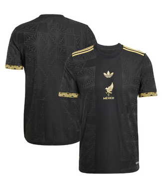 adidas adidas Mexico FMF 2025 Authentic De Oro Third Jersey - Black/Gold