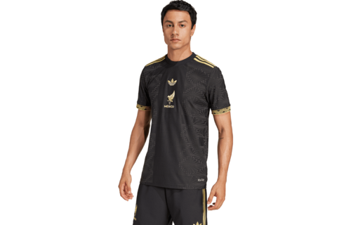 adidas Mexico FMF 2025 Authentic De Oro Third Jersey - Black/Gold