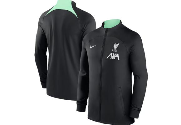 Nike Liverpool 2023 - 24 Strike Full Zip Track Jacket - Black/Teal