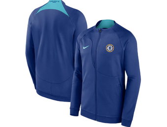 Nike Chelsea 2023 - 24 Strike Full Zip Track Jacket - Royal Blue