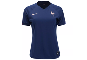 Nike Youth France WWC 2023 Womens World Cup Home Jersey -Navy Blue/Gold