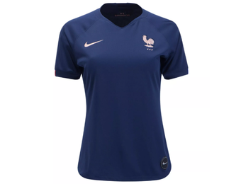 Nike Youth France WWC 2023 Womens World Cup Home Jersey -Navy Blue/Gold