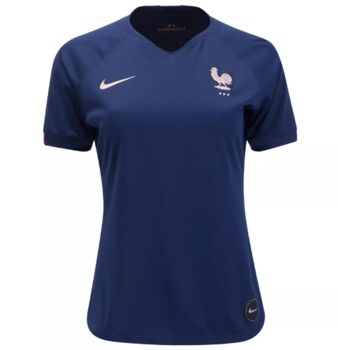Nike Youth France WWC 2023 Womens World Cup Home Jersey -Navy Blue/Gold