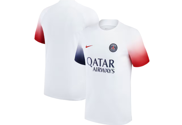 Nike PSG  Paris Saint German 2024 - 25 Academy Pro Prematch Training Jersey - White/Red/Obsidian