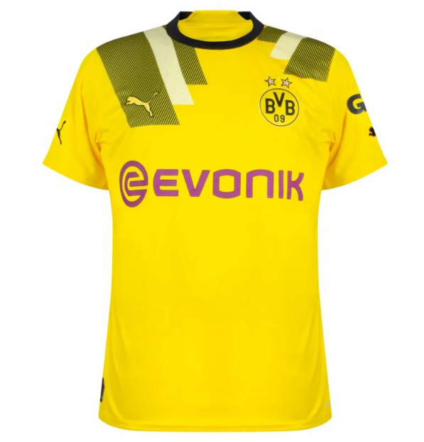 Puma BVB Borussia Dortmund 2022 -23 Womens Cup Jersey - Yellow/Black