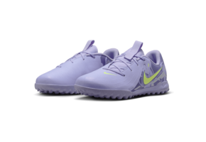Nike Jr Phantom GX2  Academy TF Turf Shoes United Pack - Purple Agate/Barely Volt