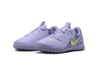 Nike Jr Phantom GX2  Academy TF Turf Shoes United Pack - Purple Agate/Barely Volt