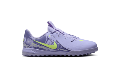 Nike Jr Phantom GX2  Academy TF Turf Shoes United Pack - Purple Agate/Barely Volt
