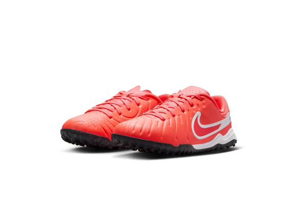 Nike Jr Tiempo Legend 10 Academy Turf - Hot Lava/White