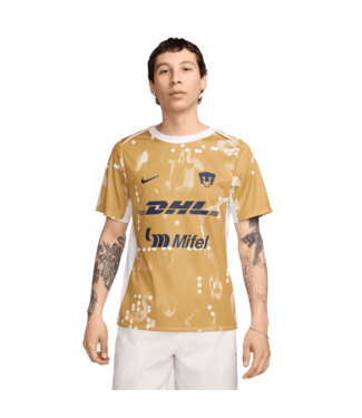 Nike Nike Pumas UNAM 2024 - 25 Academy Pro Prematch Training Jersey - Truly Gold/White/Obsidian
