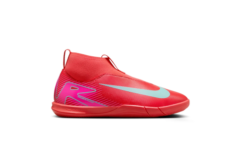 Nike Jr Zoom Mercurial Superfly 10 Academy IC Indoor Shoes - Ember Glow/Aurora Green