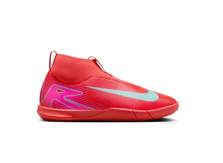 Nike Jr Zoom Mercurial Superfly 10 Academy IC Indoor Shoes - Ember Glow/Aurora Green