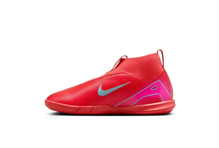 Nike Jr Zoom Mercurial Superfly 10 Academy IC Indoor Shoes - Ember Glow/Aurora Green