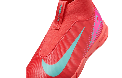 Nike Jr Zoom Mercurial Superfly 10 Academy IC Indoor Shoes - Ember Glow/Aurora Green