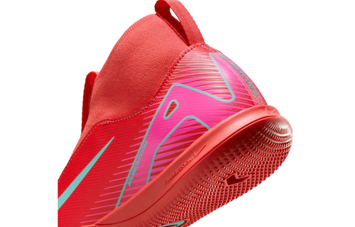 Nike Jr Zoom Mercurial Superfly 10 Academy IC Indoor Shoes - Ember Glow/Aurora Green