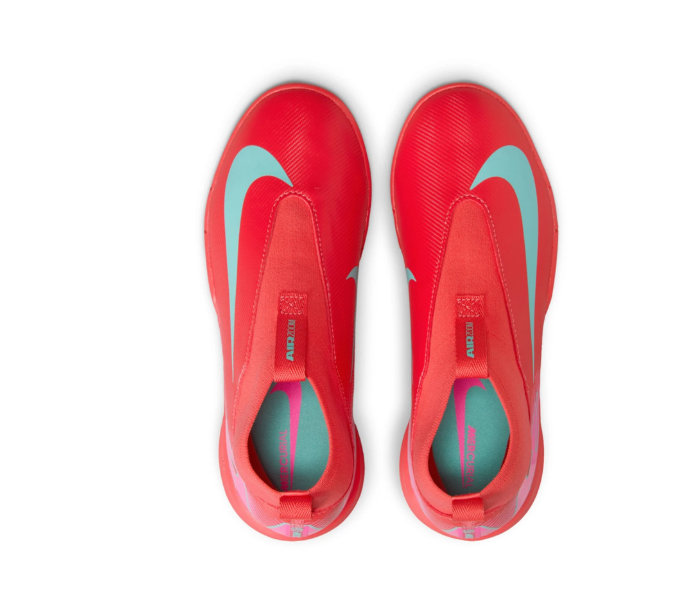 Nike Jr Zoom Mercurial Superfly 10 Academy IC Indoor Shoes - Ember Glow/Aurora Green