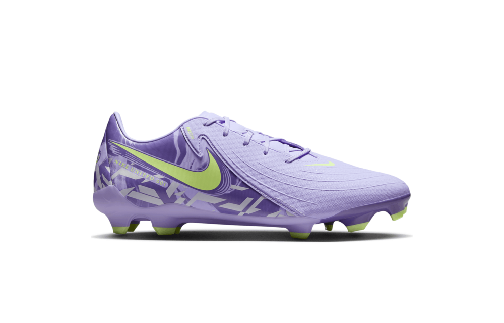 Nike Phantom GX 2 Academy FG / MG Cleats United Pack - Purple Agate/Barely Volt