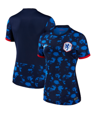 Nike Nike Netherlands - Holland WWC 2023 Womens World Cup Away Jersey - Blackened Blue/University Red/White