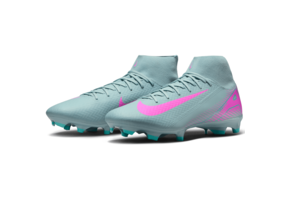 Nike Zoom Mercurial Superfly 10 Academy FG Soccer Cleats - Ocean Cube/Pink Blast