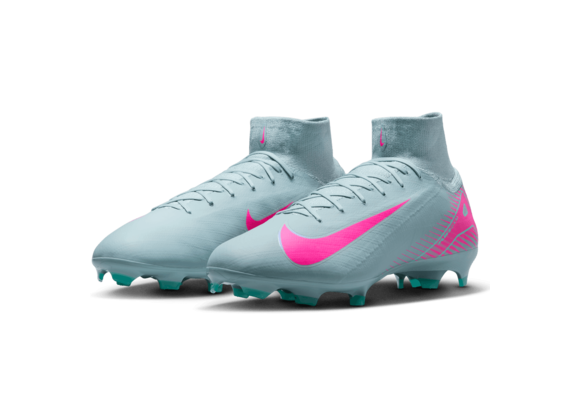 Nike Zoom Mercurial Superfly 10 PRO FG Prism Soccer Cleats - Ocean Cube/Pink Blast