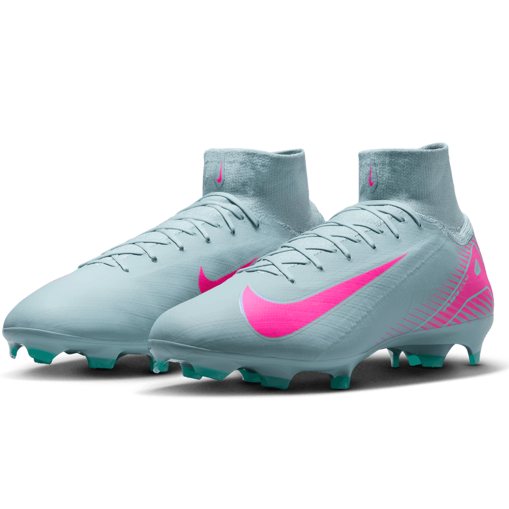 Nike Zoom Mercurial Superfly 10 PRO FG Prism Soccer Cleats - Ocean Cube/Pink Blast
