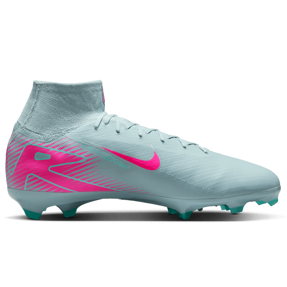 Nike Zoom Mercurial Superfly 10 PRO FG Prism Soccer Cleats - Ocean Cube/Pink Blast