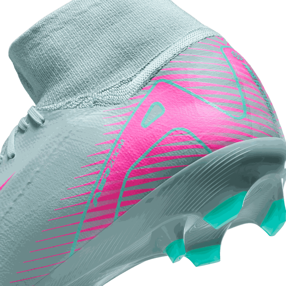 Nike Zoom Mercurial Superfly 10 PRO FG Prism Soccer Cleats - Ocean Cube/Pink Blast