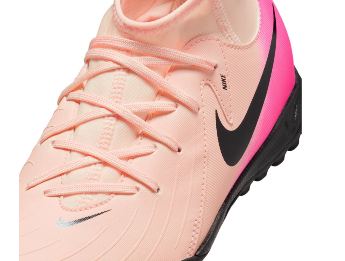 Nike Jr Phantom Luna II Academy DF TF - Crimson Tint/Pink Blast/Black